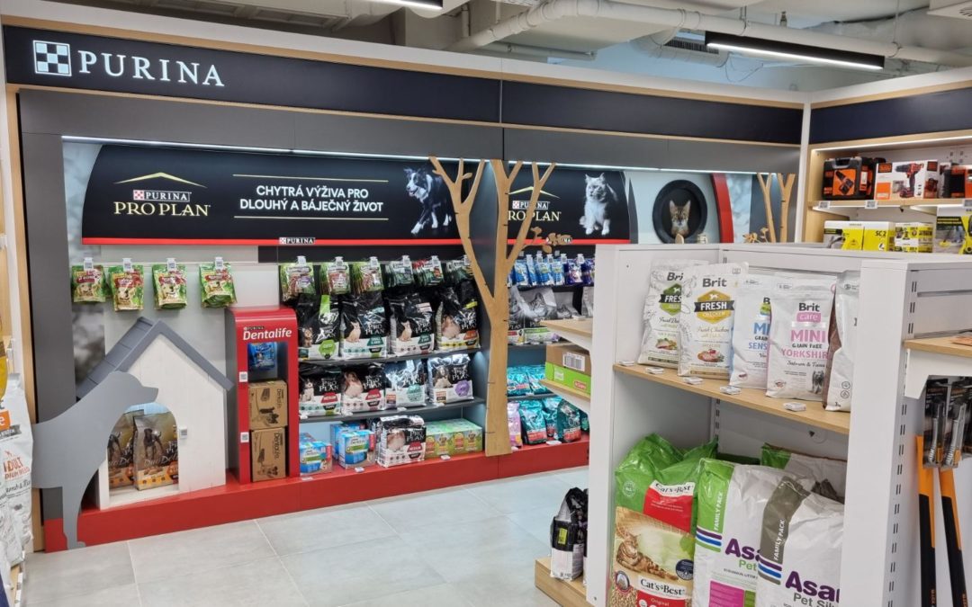DAGO HAS CREATED A UNIQUE SHOP-IN-SHOP DISPLAY FOR PURINA