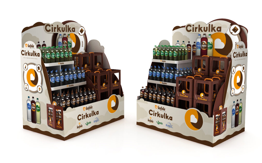 “Cirkulka” by Kofola reflects sustainability in the production of POS