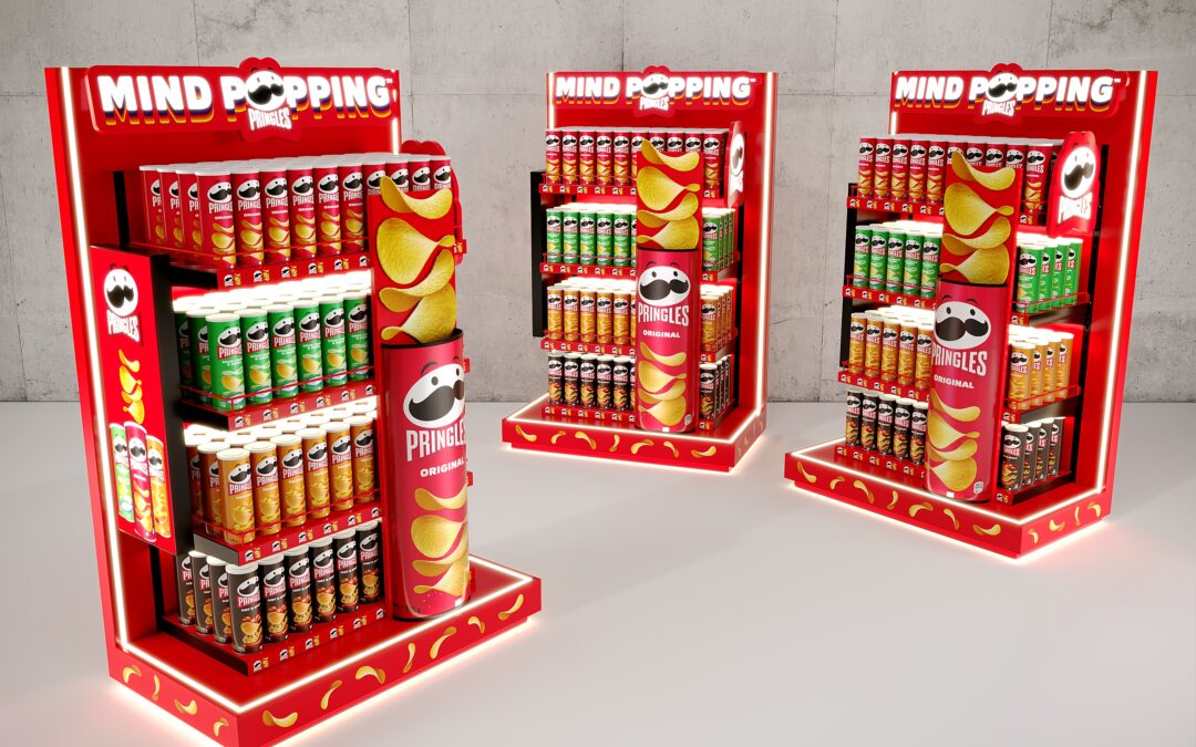 You can’t miss the iconic Pringles chips on the new shelves