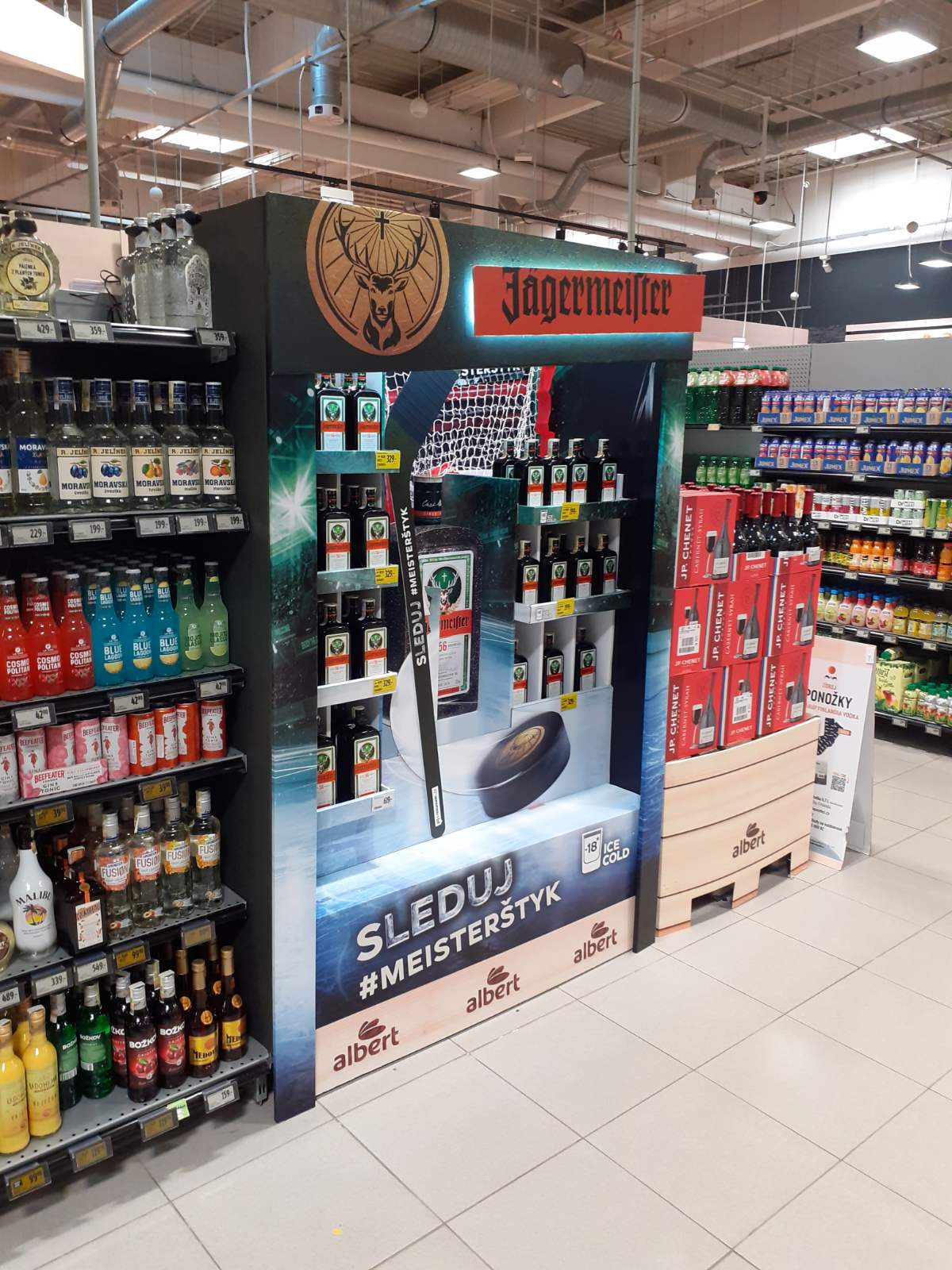 Hotpointy Jägermeister fandí hokejovému mistrovství světa